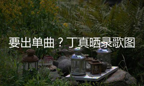 单曲丁的歌要出一首文录歌录了图发真晒高兴